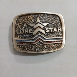 Lone Star vintage belt buckle – front view