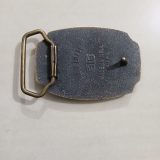 Longhorn Steer vintage belt buckle – back view