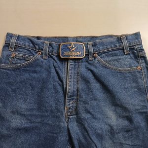 Magnum Tools vintage belt buckle – worn on belt with jeans