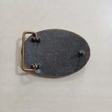 Maintenance Division Safety Award vintage belt buckle – back view