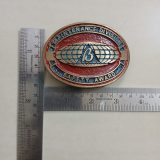 Maintenance Division Safety Award vintage belt buckle – with ruler for size
