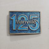 Manville 125 vintage belt buckle – front view