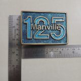 Manville 125 vintage belt buckle – with ruler for size