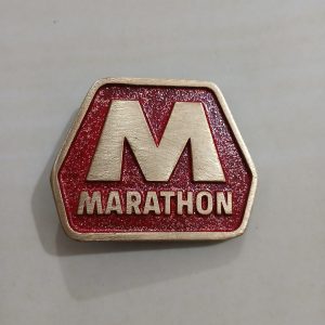 Marathon vintage belt buckle – front view