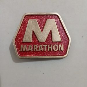 Marathon vintage belt buckle – front view