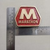 Marathon vintage belt buckle – with ruler for size