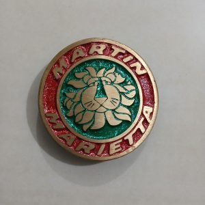 Martin Marietta vintage belt buckle – front view