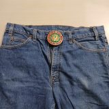 Martin Marietta vintage belt buckle – worn on belt with jeans