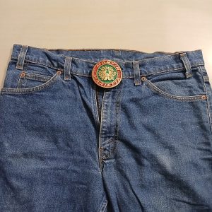 Martin Marietta vintage belt buckle – worn on belt with jeans