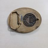 Maryland Constellation Ship vintage belt buckle – back view