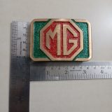 MG vintage belt buckle – with ruler for size
