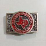Missouri Pacific Railroad vintage belt buckle – front view