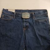 Missouri Show Me State vintage belt buckle – worn on belt with jeans