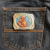 Montana The Scout vintage belt buckle – on jeans back pocket