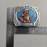 Montana The Scout vintage belt buckle – with ruler for size