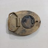 Native American Chief vintage belt buckle – back view