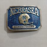 Nebraska Cornhuskers vintage belt buckle – front view
