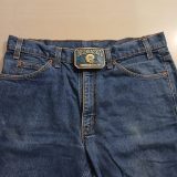 Nebraska Cornhuskers vintage belt buckle – worn on belt with jeans