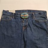 Nevada Bighorn Ram vintage belt buckle – worn on belt with jeans