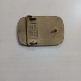 NL Basin Surveys vintage belt buckle – back view