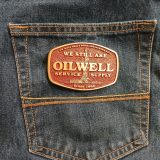 Oilwell Service Supply vintage belt buckle – on jeans back pocket