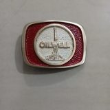 Oilwell vintage belt buckle – front view