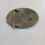 Paradise Flats Well Service Inc vintage belt buckle – back view