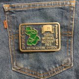 Penelec GPU 25 Years Safe Worker vintage belt buckle – on jeans back pocket