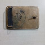 Penelec GPU 25 Years Safe Worker vintage belt buckle – back view