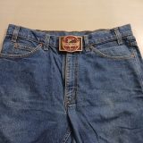 Phelps Dodge Safety Award El Paso Texas vintage belt buckle – worn on belt with jeans
