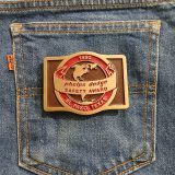 Phelps Dodge Safety Award El Paso Texas vintage belt buckle – on jeans back pocket