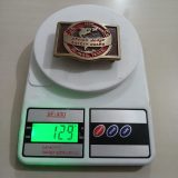 Phelps Dodge Safety Award El Paso Texas vintage belt buckle – on scale showing weight