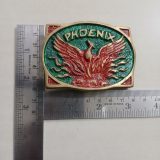 Phoenix vintage belt buckle – with ruler for size