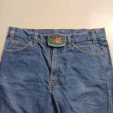 Power Station vintage belt buckle – worn on belt with jeans