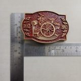 Printing Press 1882-1982 vintage belt buckle – with ruler for size