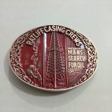 Ratliff Casing Crews Mans Search For Oil vintage belt buckle – front view