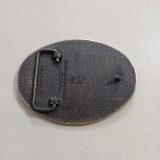 Ratliff Casing Crews Mans Search For Oil vintage belt buckle – back view