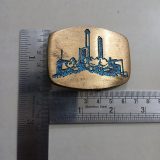 Refinery vintage belt buckle – with ruler for size
