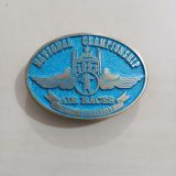 Reno Air Races 1993 National Championship vintage belt buckle – front view