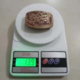 Reno Air Races 1994 National Championship vintage belt buckle – on scale showing weight