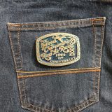 Reno Air Races 1994 National Championship vintage belt buckle – on jeans back pocket