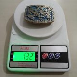 Reno Air Races 1994 National Championship vintage belt buckle – on scale showing weight