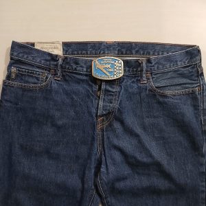 Reno Air Races 1996 vintage belt buckle – worn on belt with jeans