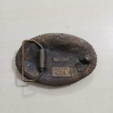 Revolver vintage belt buckle – back view