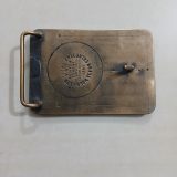Rocky Mountain Master Mechanics 1974 vintage belt buckle – back view