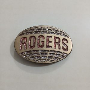 Rogers vintage belt buckle – front view