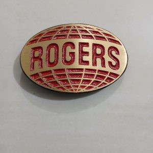 Rogers vintage belt buckle – front view