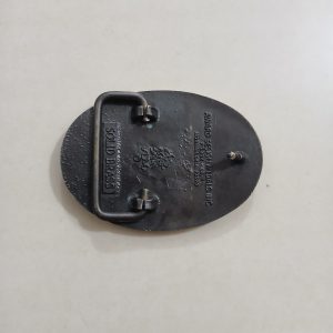 Rose vintage belt buckle – back view