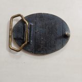 Rotary International vintage belt buckle – back view