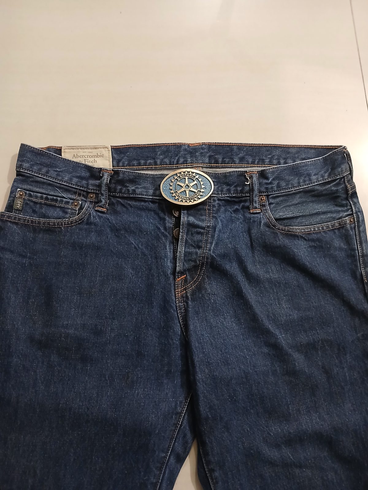 Rotary International Vintage Belt Buckle – Worn on belt with jeans Rotary International vintage belt buckle – worn on belt with jeans